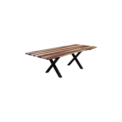 Sheesham 64"-96'' Extendable Dining Table ZE-064-SH-L-15